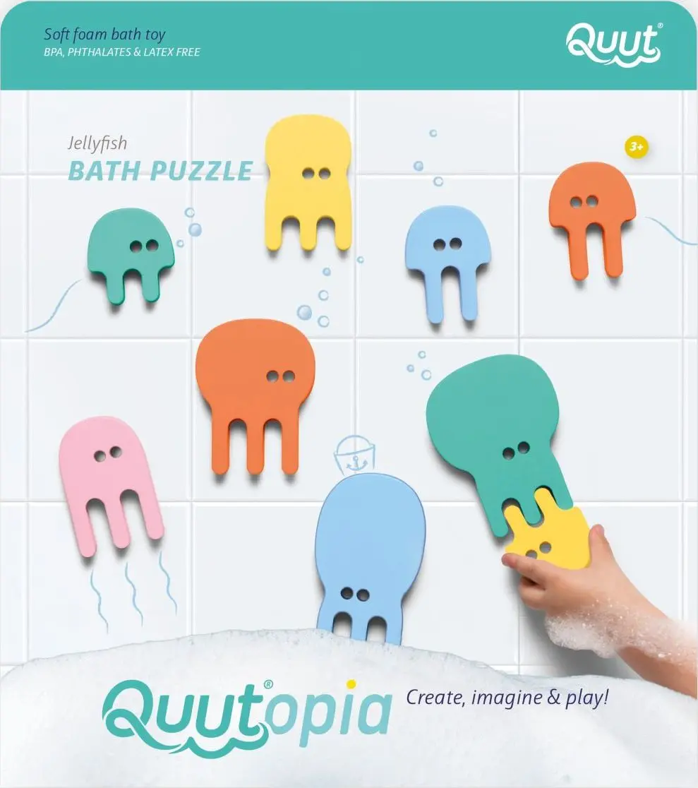 Dětské puzzle do vany Quutopia - Medúza uni