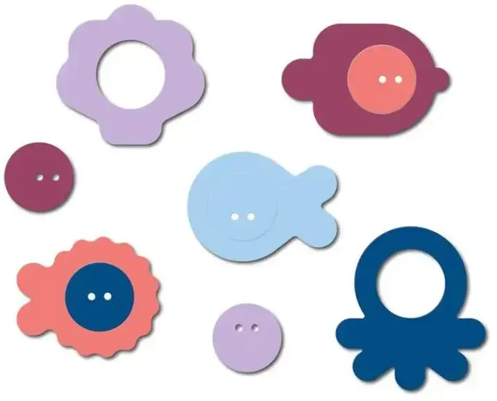 Dětská hračka do vany Quut - puzzle Quutopia Seaside uni