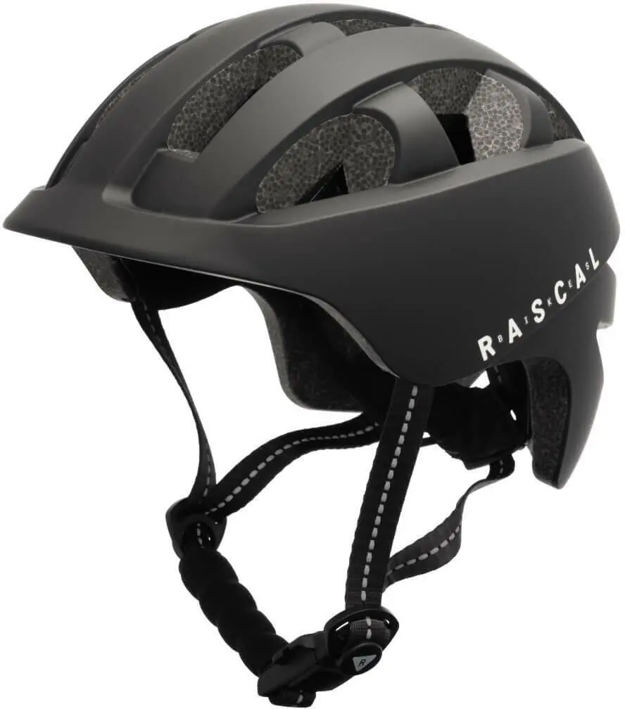 Dětská cyklistická helma Rascal - Black 51-55