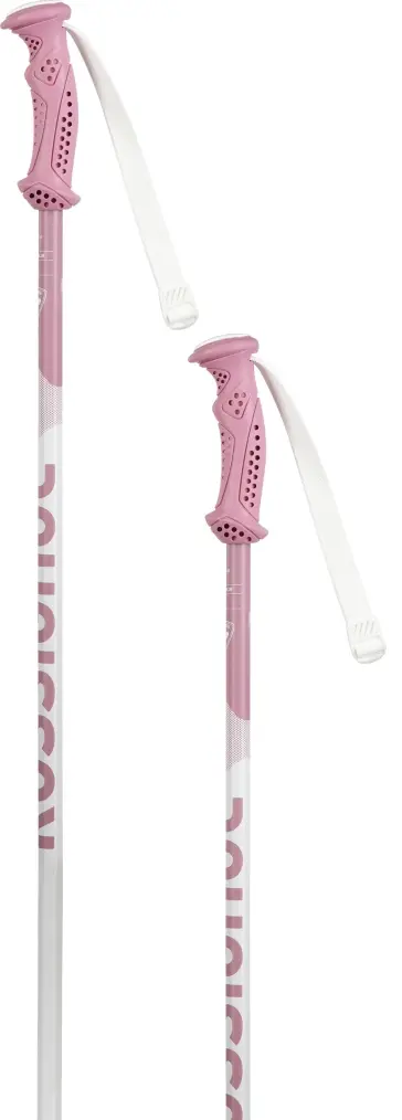 Dětské lyžařské hole Rossignol Electra Jr - Pink 80