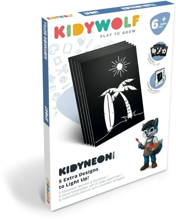 Doplňková sada Kidywolf Refill Kidyneon - Blue uni