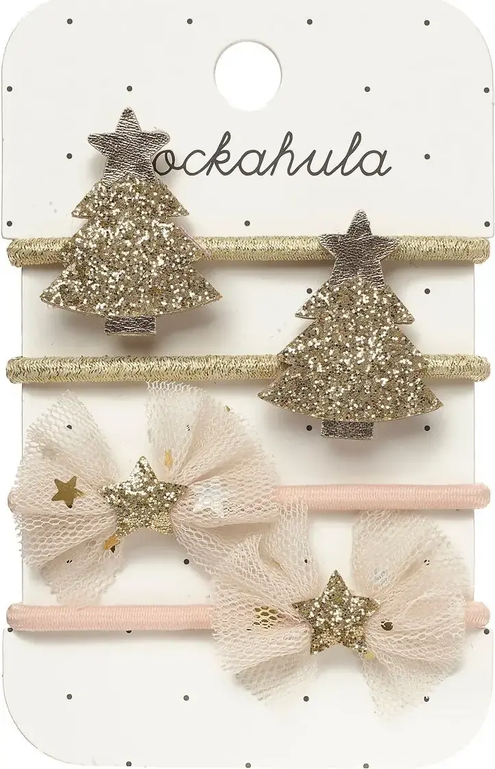 Gumičky Rockahula Kids - Magical Golden Christmas Tree uni