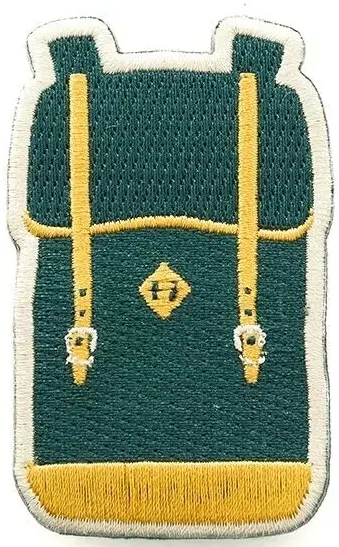 Připínací nášivka Roadtyping - Backpack uni
