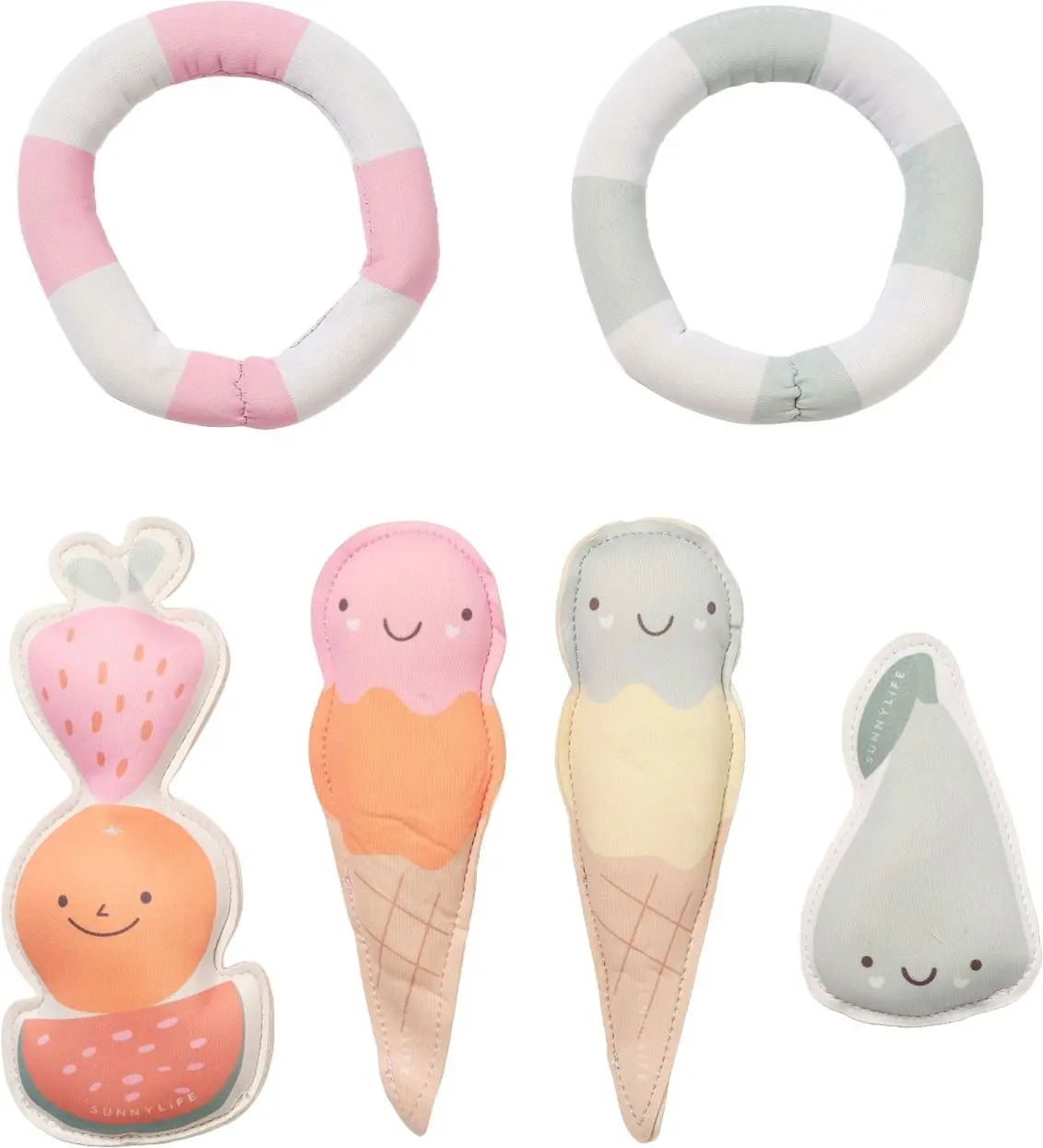 Dětské hračky k vylovení z vody Sunnylife Dive Buddies - Cotton Candy uni