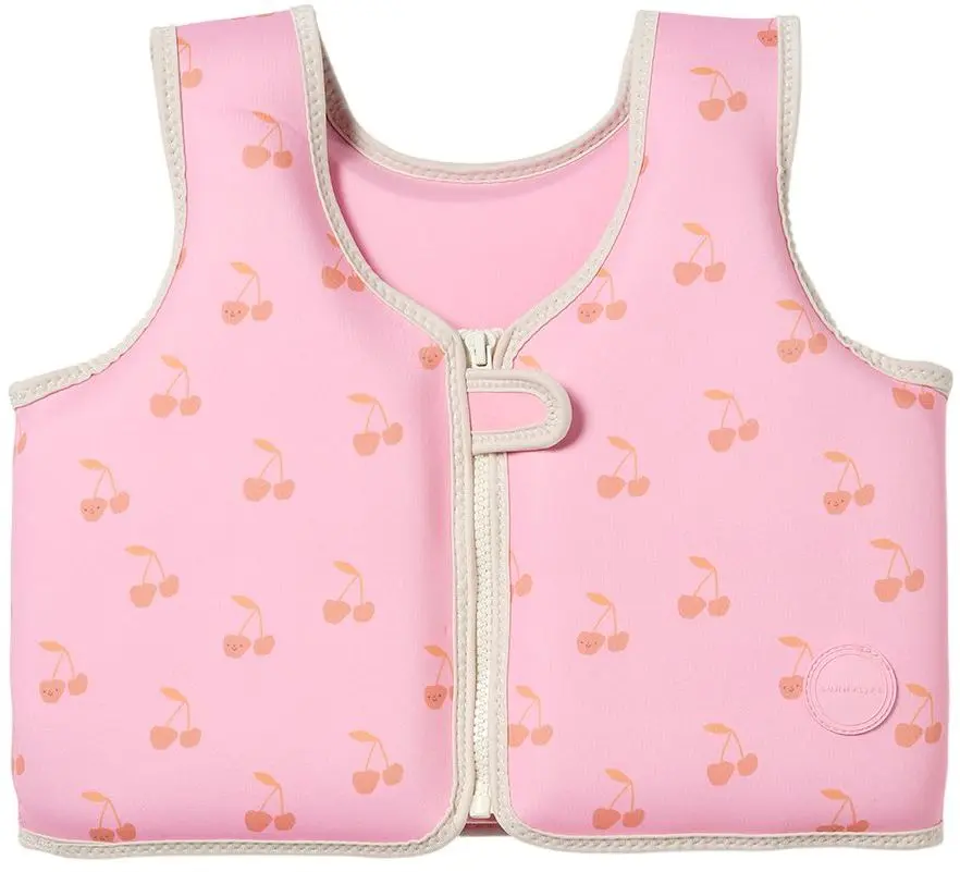 Dětská neoprenová plovací vesta SUNNYLiFE 3-6 let Cotton Candy Cherry uni