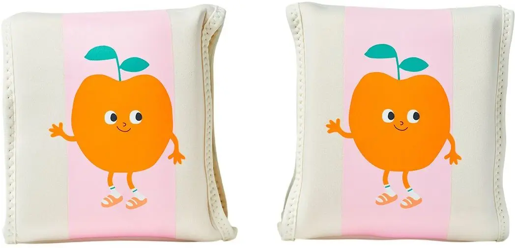 Nafukovací dětské rukávky SUNNYLiFE Poppy the Peach Pink Stripe