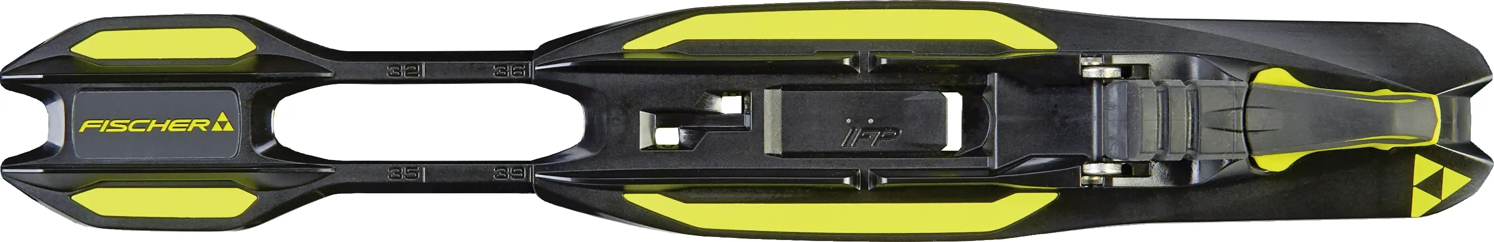 Vázání na běžky Fischer Race Jr Skate IFP - black yellow uni
