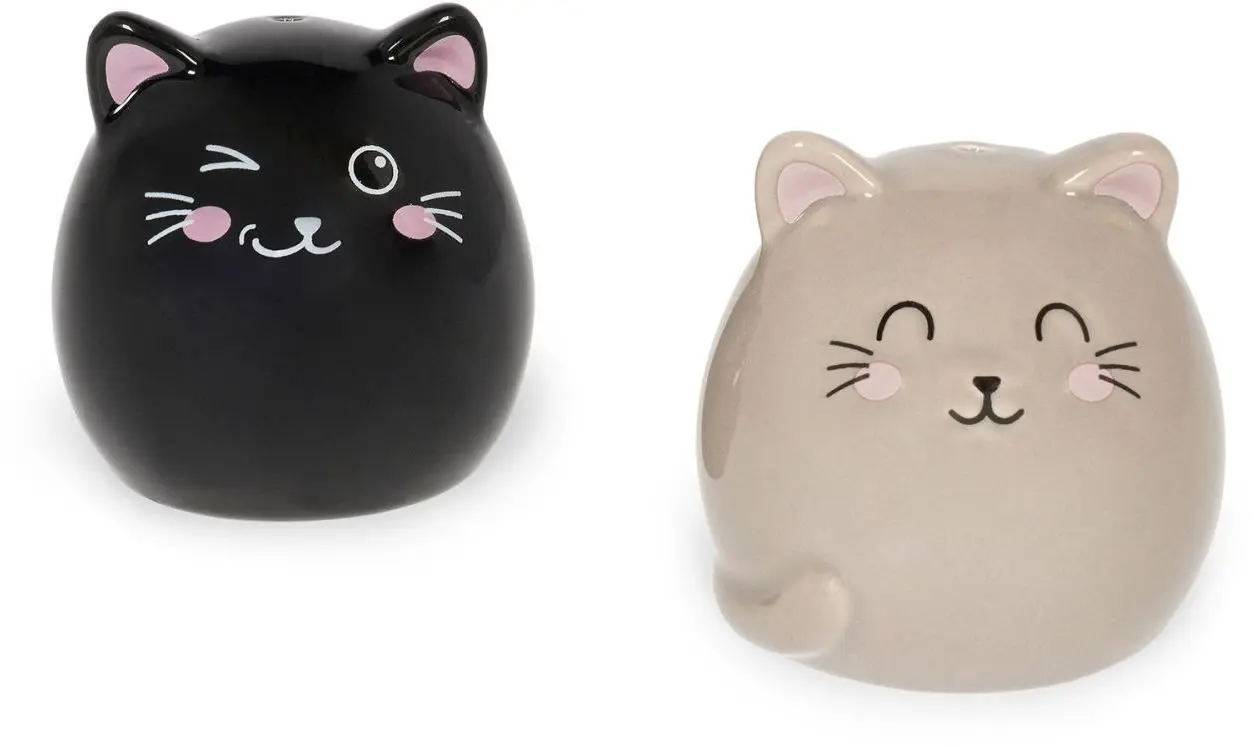 Keramická sada na sůl a pepř Legami Salt & Pepper - Kitty uni