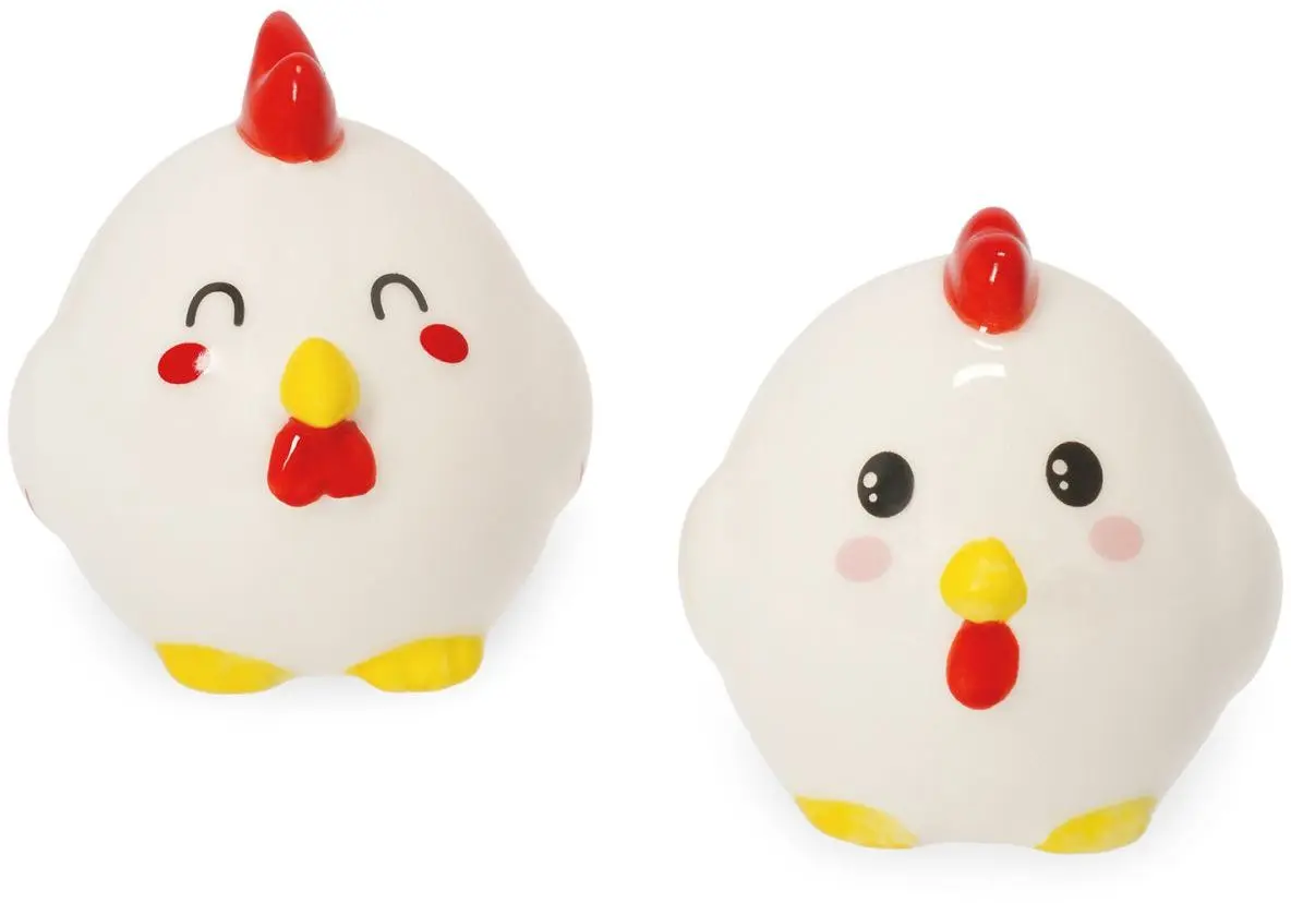 Keramická sada na sůl a pepř Legami Salt & Pepper - Hen uni