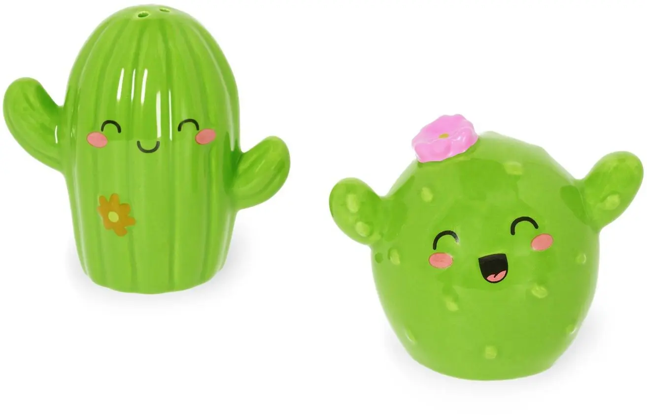 Keramická sada na sůl a pepř Legami Salt & Pepper - Cactus uni