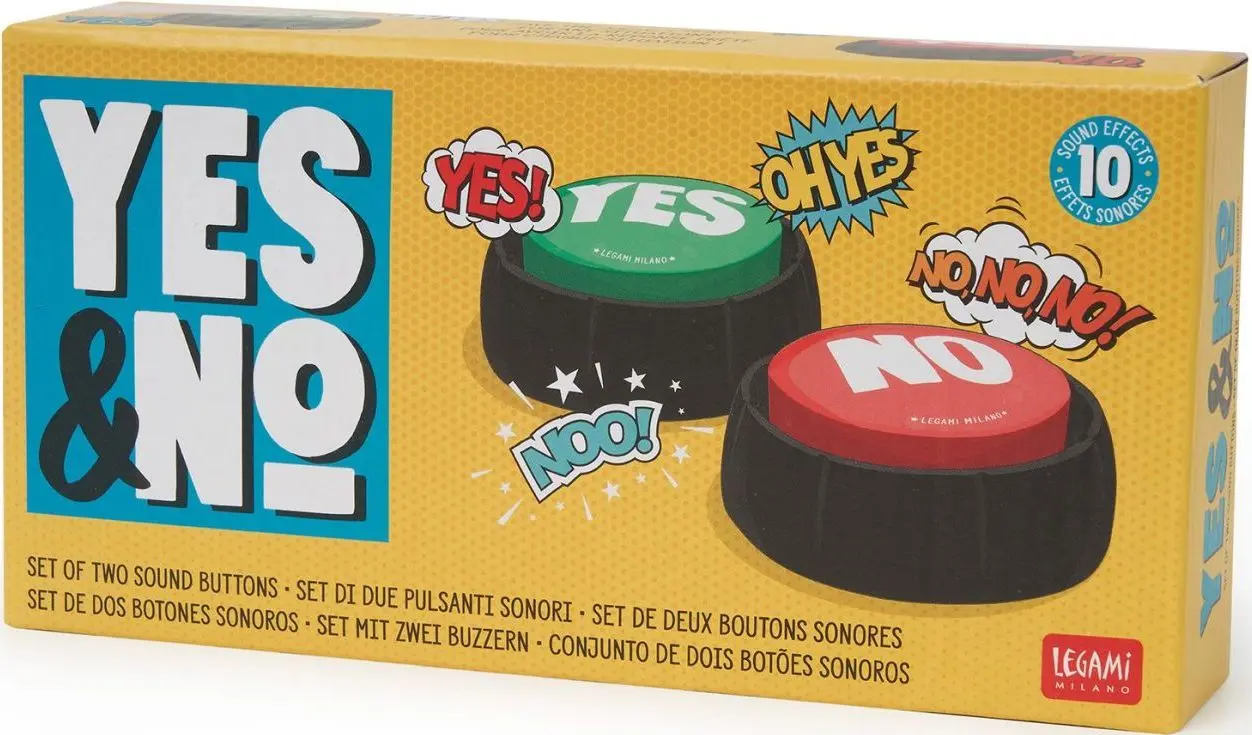 Tlačítka Legami Yes&No - Set Of Two Sound Buttons uni