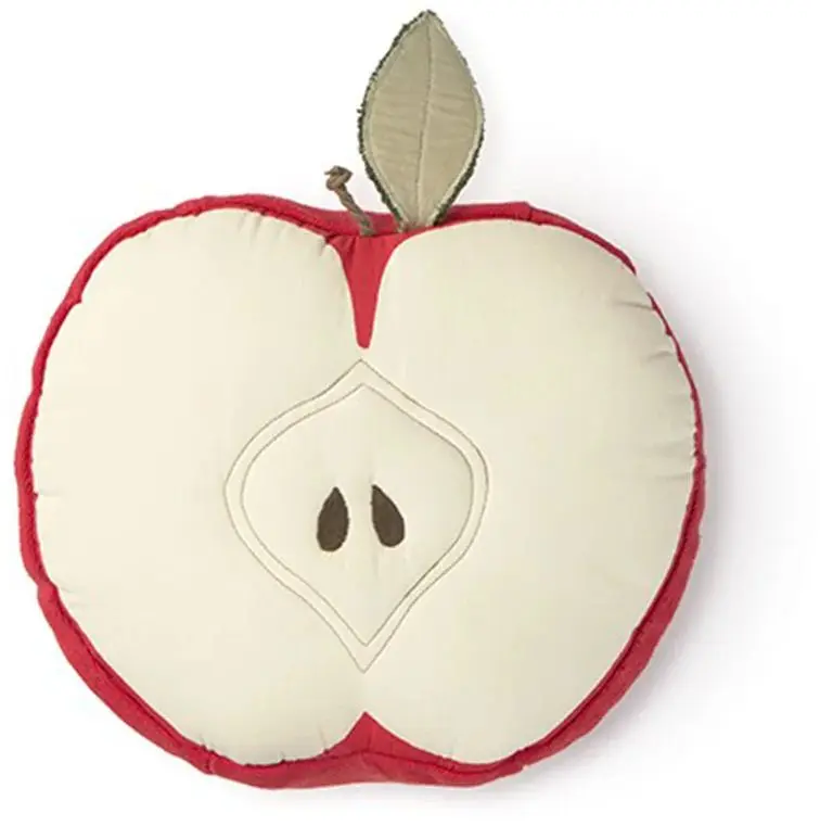 Bavlněný dětský polštářek ø 30 cm Apple – Lorena Canals