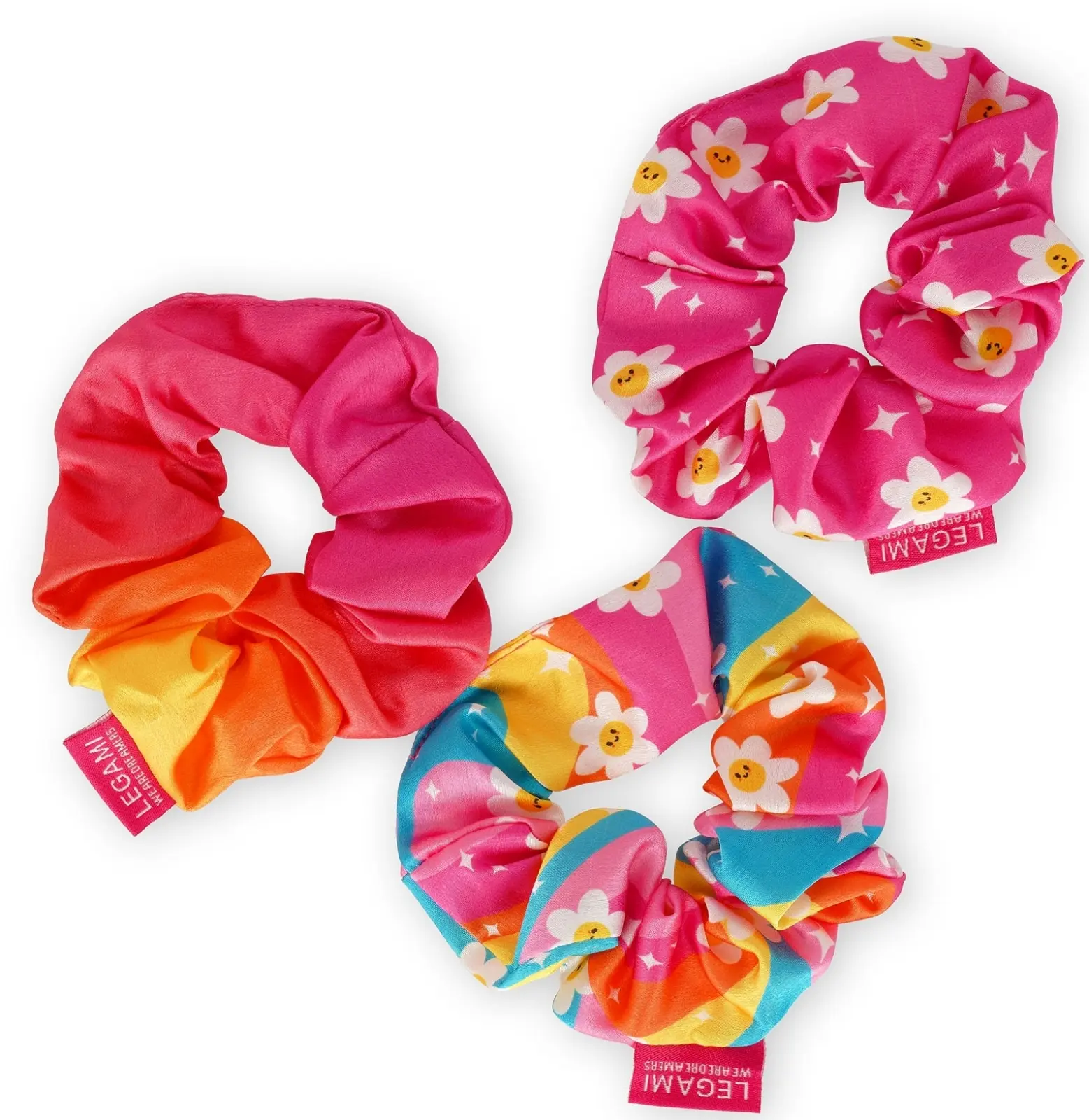 Set gumiček Legami Set Of 3 Hair Scrunchies - Hair We Are! - Daisy uni