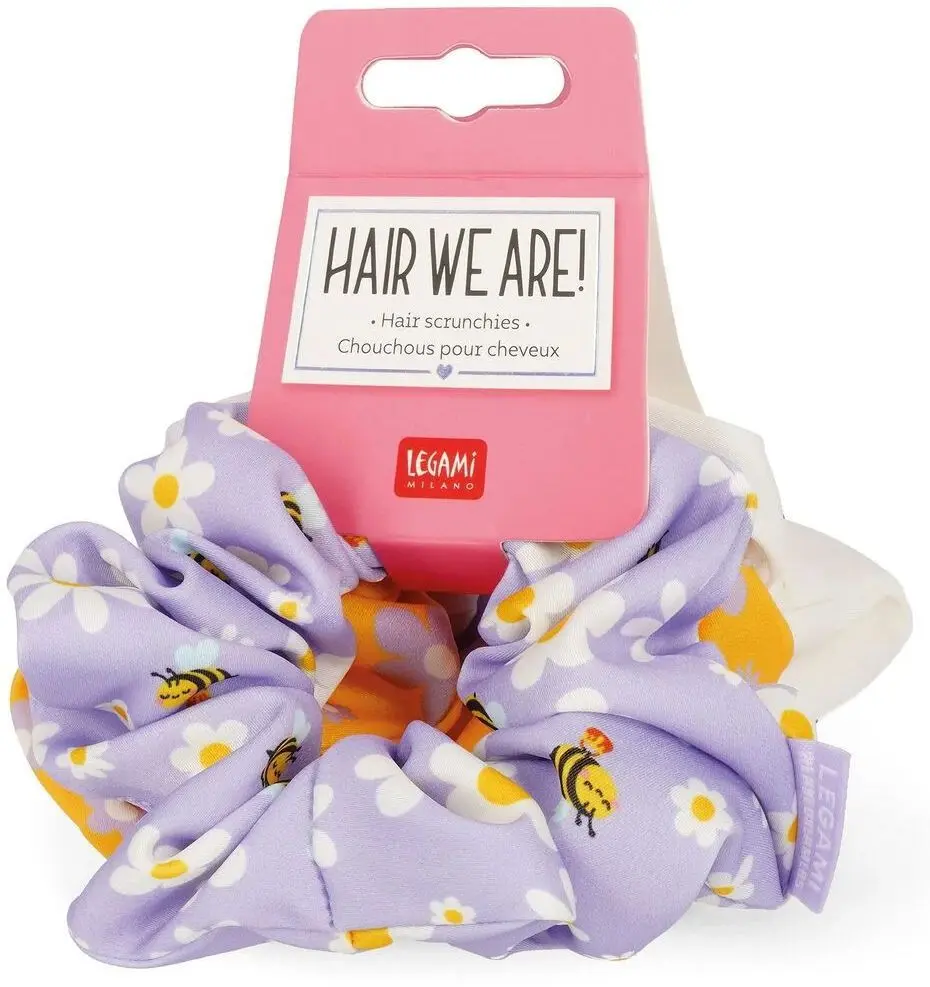 Set gumiček Legami Hair We Are! - Set Of 3 Hair Scrunchies - Bee uni