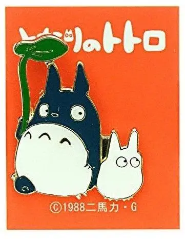 Připínací odznáček Maison Ghibli - Totoro pod listem uni