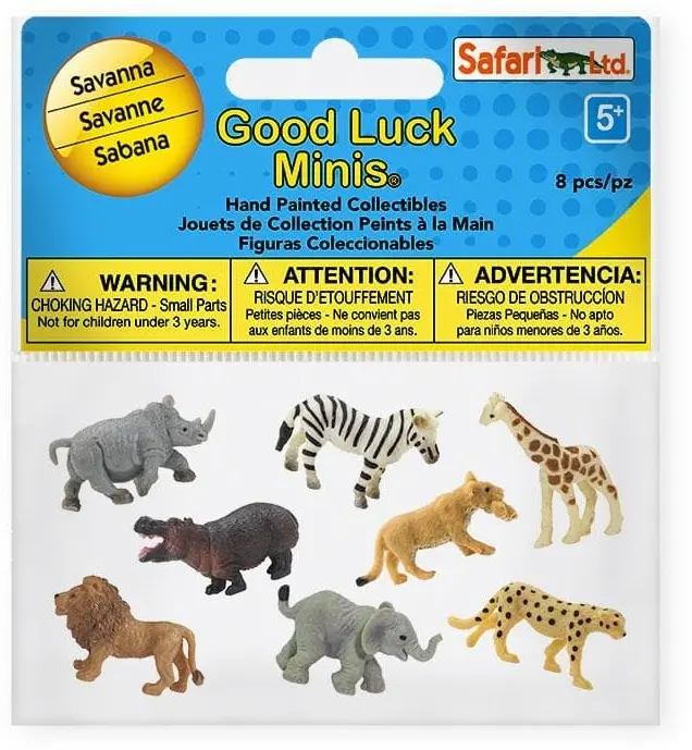 Sada figurek Safari Savana - Good Luck Minis Funpack uni