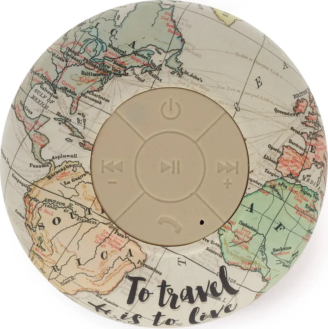 Voděodolný reproduktor do sprchy Legami Singing In The Shower Water Resistant Shower Speaker - Travel uni