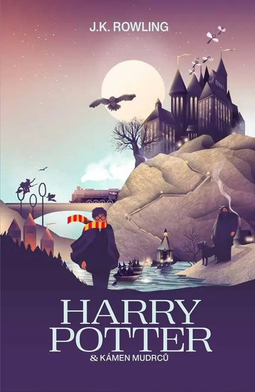 Harry Potter a Kámen mudrců (s ilustracemi Ilony Polanski) - J.K. Rowling, Ilona Polanski (ilustrátor)