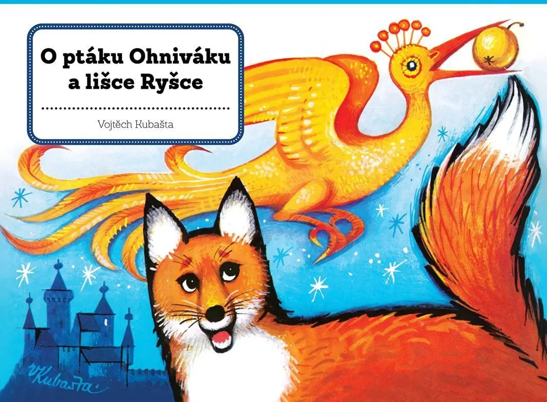 Dětské leporelo O ptáku Ohniváku a lišce Ryšce - Vojtěch Kubašta
