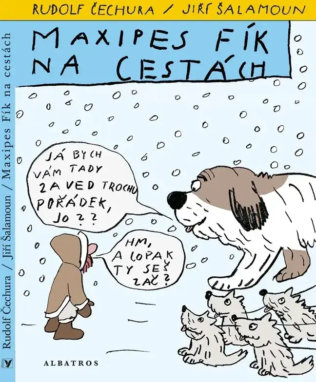 Dětská kniha Maxipes Fík na cestách - Rudolf Čechura uni