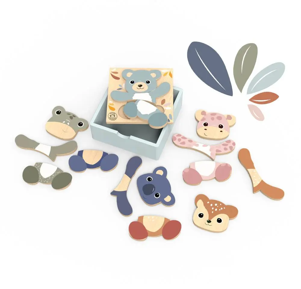 Mix & Match puzzle Speedy Monkey Dress up mix puzzle uni