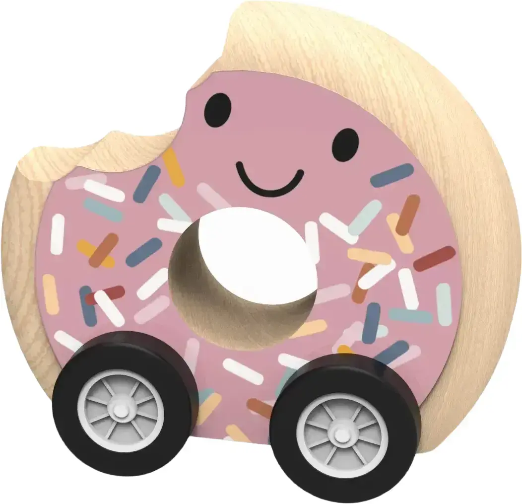 Natahovací autíčko Speedy Monkey - Donut uni