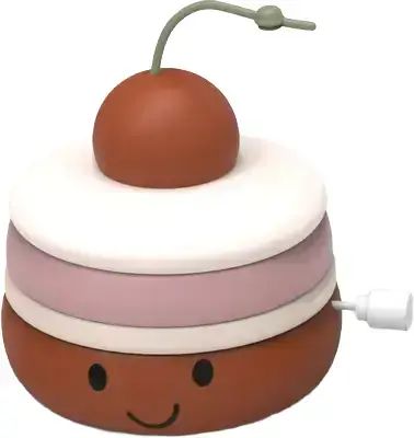 Točící se cupcake na klíček Speedy Monkey - Třešňový uni