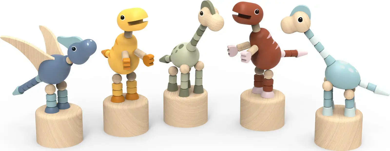 Mačkací figurka Speedy Monkey - Dinosaurus uni