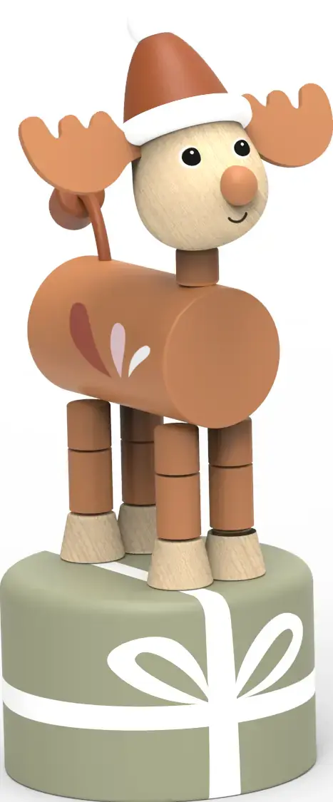Vánoční mačkací figurka Speedy Monkey - Sob uni