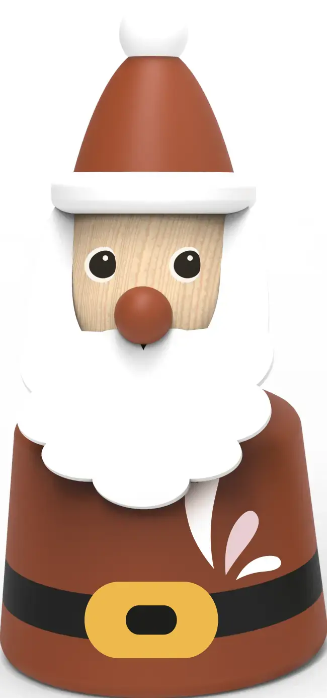 Vánoční hudební figurka Speedy Monkey - Santa uni