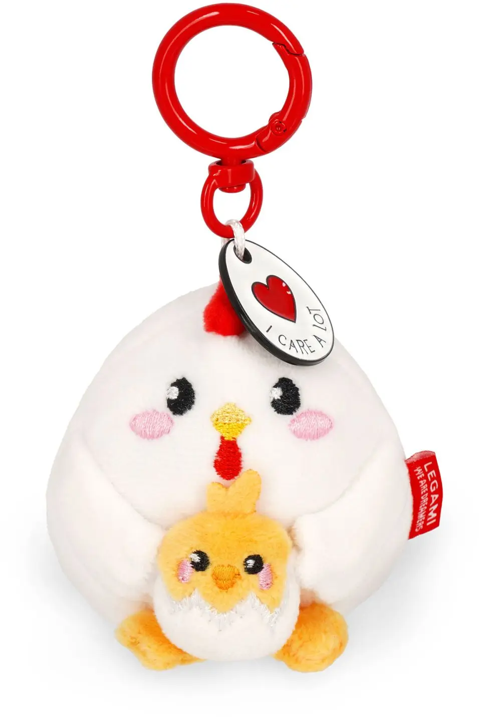 Plyšová klíčenka Legami Super Soft! - Tiny - Hen uni