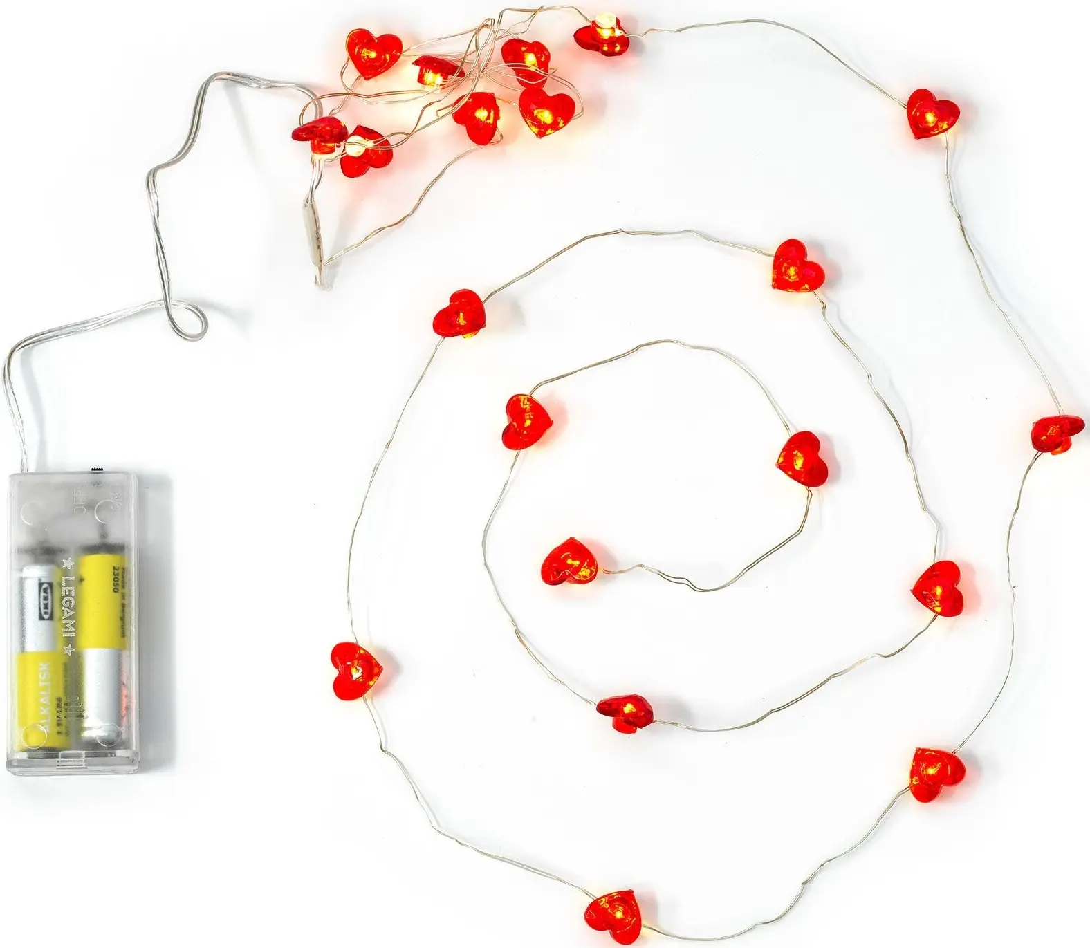 Dekorativní světýlka Legami Led string lights - heart uni