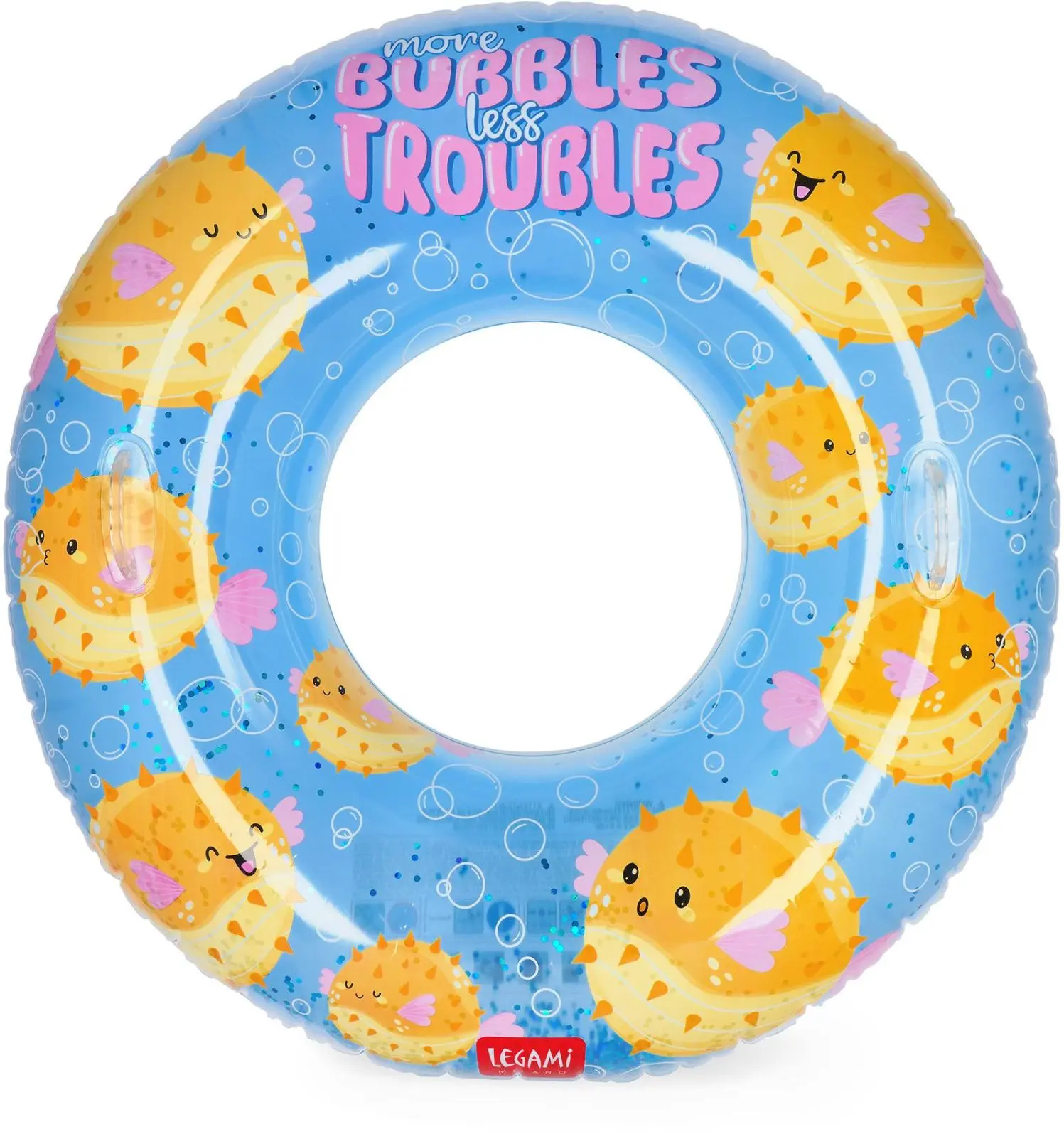 Nafukovací kruh Legami Maxi Pool Ring - Pufferfish