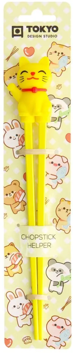 Dětské hůlky Tokyo Design Studio - 22 cm Lucky Cat Yellow uni