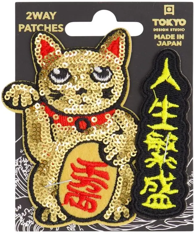 Záplata Tokyo Design Studio - Lucky cat Gold uni