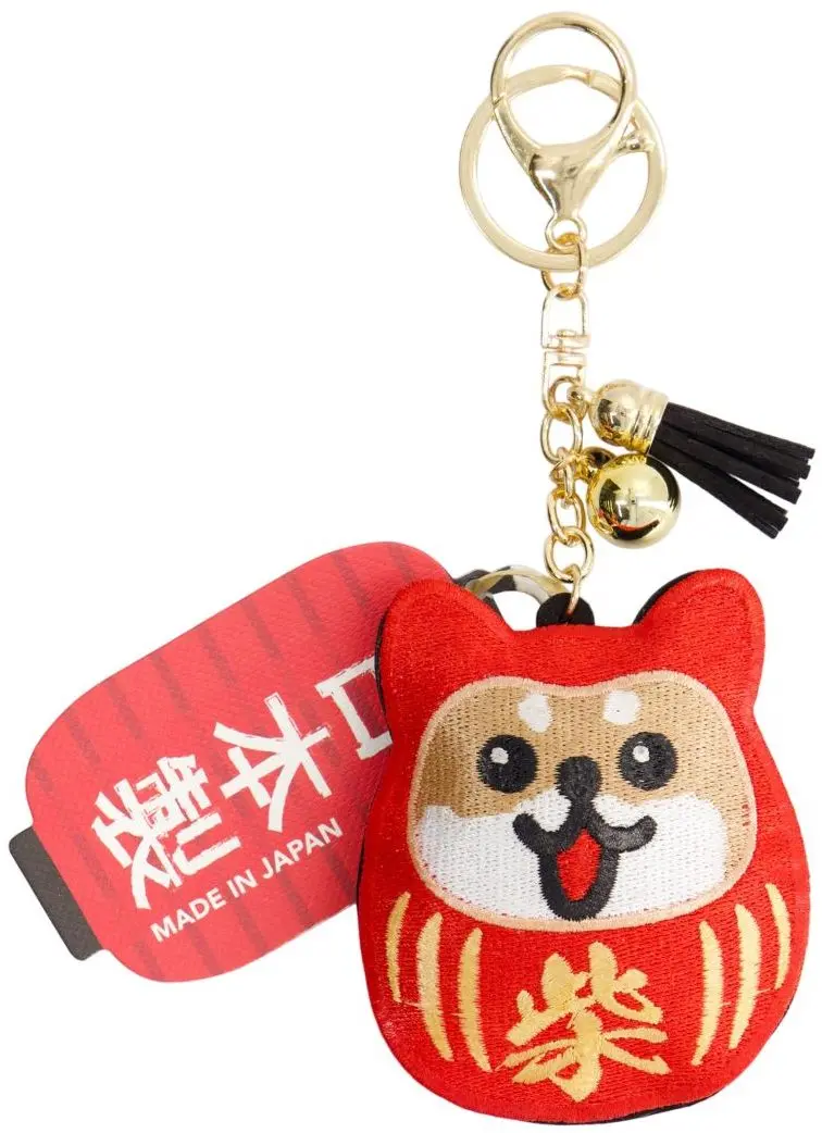 Klíčenka Tokyo Design Studio - Daruma Shiba-Dog uni