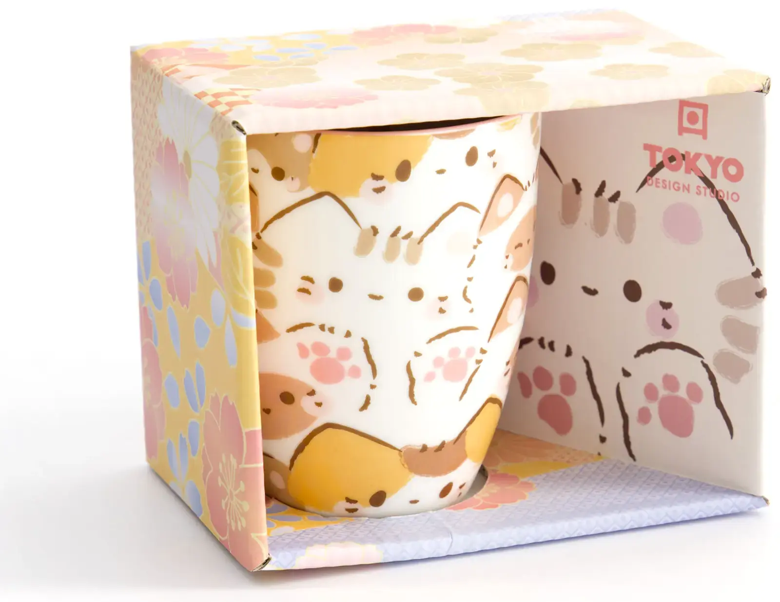 Hrneček v dárkovém balení Tokyo Design Studio - Kawaii Maneko Cat 380 ml uni