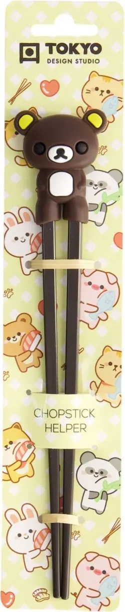 Dětské hůlky Tokyo Design Studio - 22 cm Bear Dark Brown uni