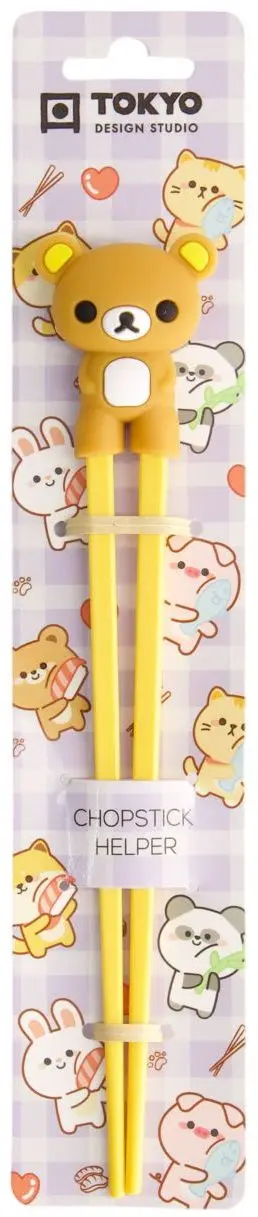 Dětské hůlky Tokyo Design Studio - 22 cm Bear Light Brown uni