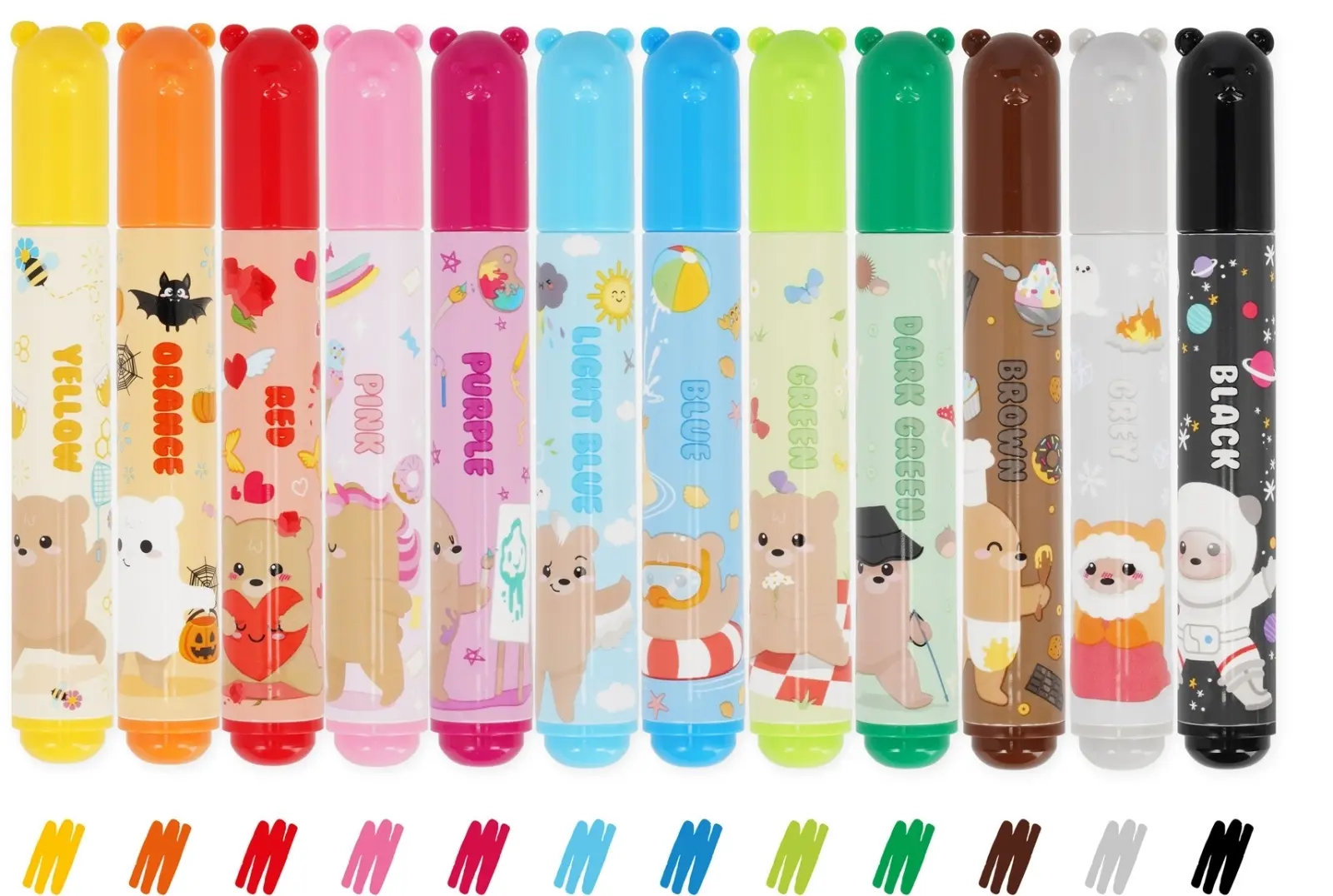 Set 12 fixů Legami Teddy Friends - Teddy Bear