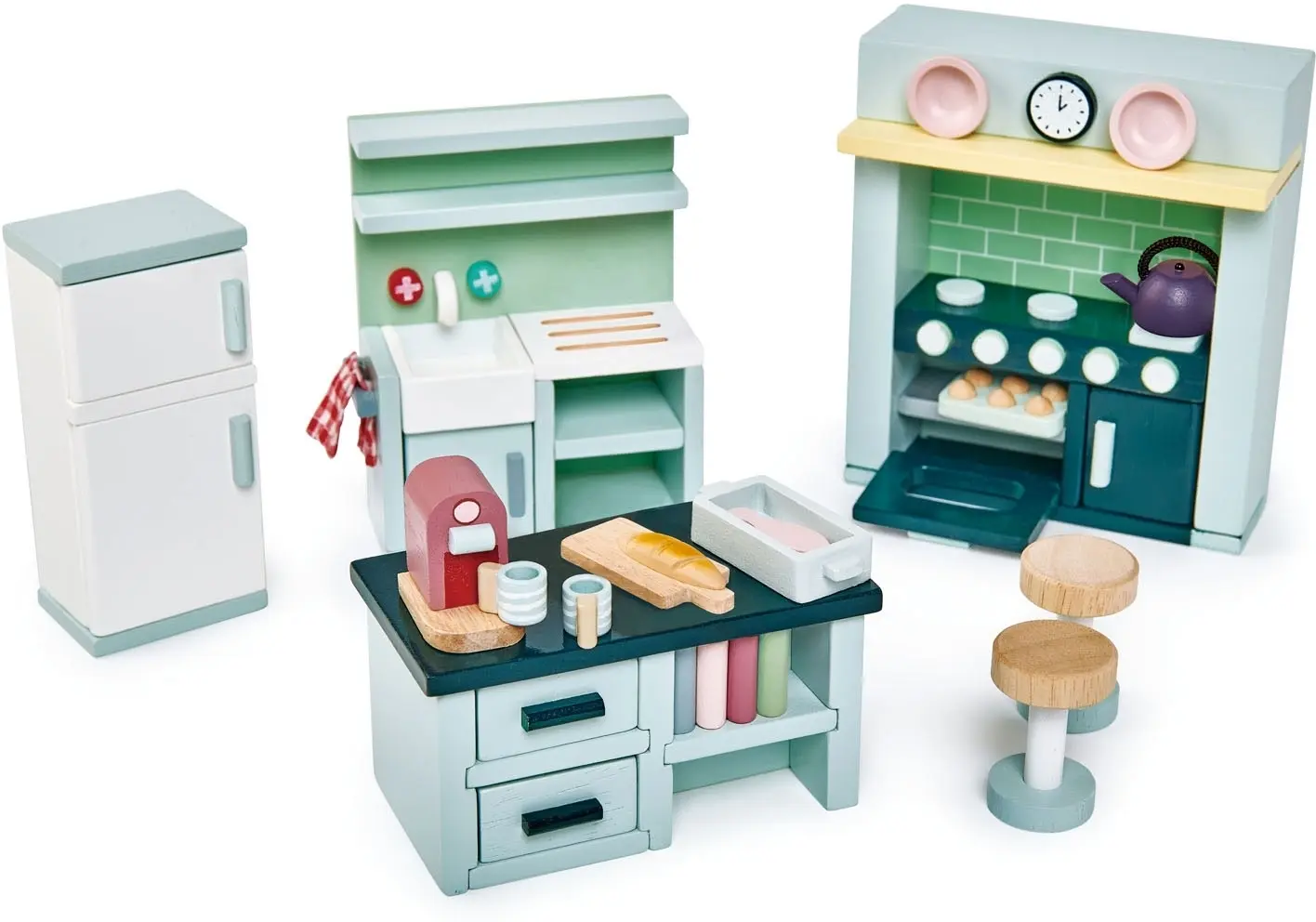 Nábytek do domečku pro panenky Tender Leaf Dolls House Kitchen Furniture uni