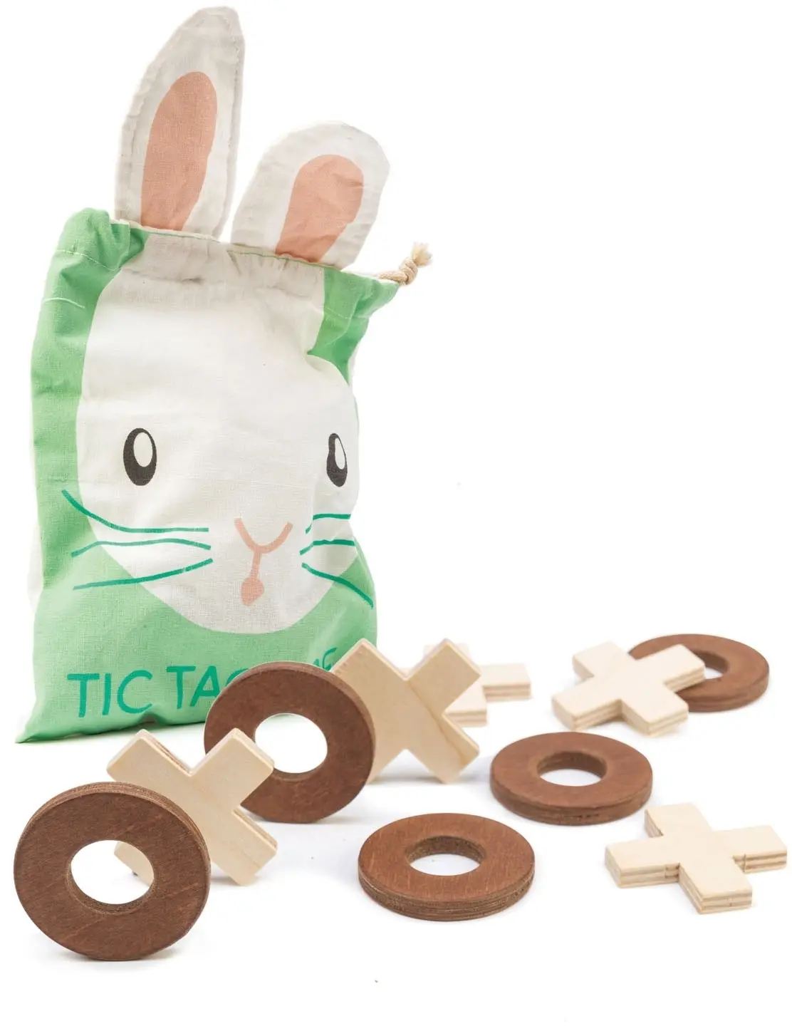 Dřevěné piškvorky Tender Leaf Tic Tac Toe uni
