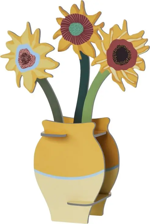 Přání + 3D Květina Van Gogh Flowers uni