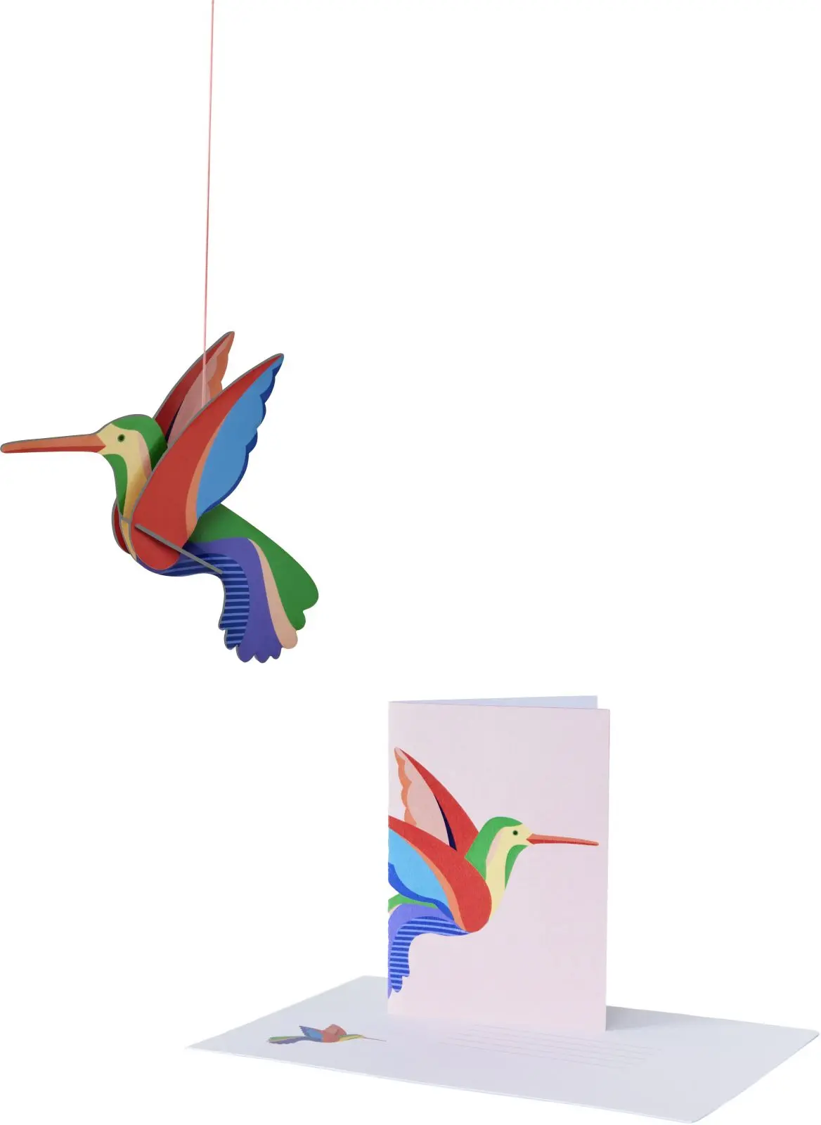 Přání Studio Roof + 3D Hummingbird / Kolibřík uni
