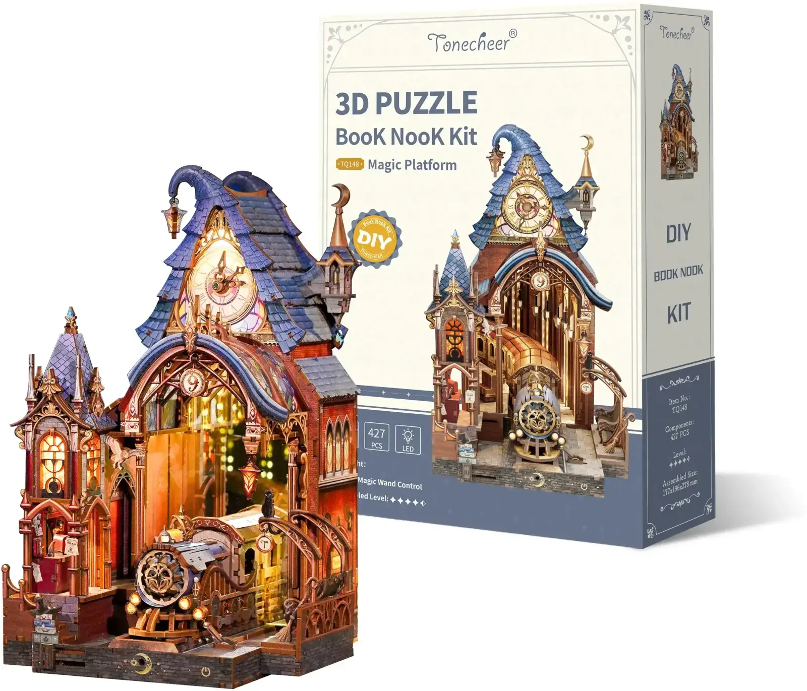 DIY Book Nook Kit 3D Model Tonecheer - Magic Platform uni