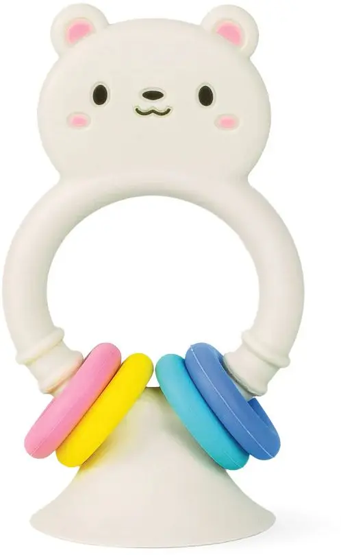Senzorická hračka Tiger Tribe High Chair Buddy - Silicone Bear uni