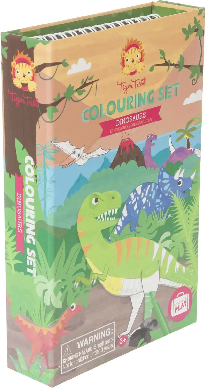 Omalovánky Tiger Tribe Colouring Set - Dinosaur uni