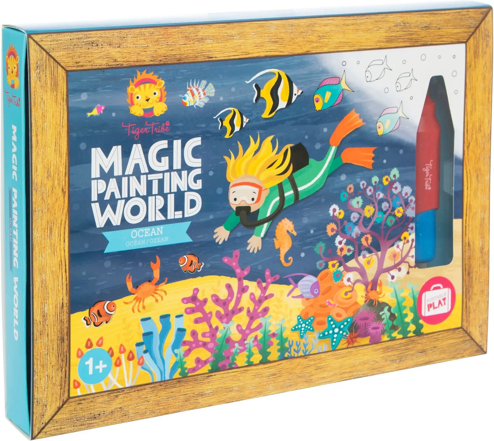 Magické omalovánky Tiger Tribe Magic Painting World - Ocean uni