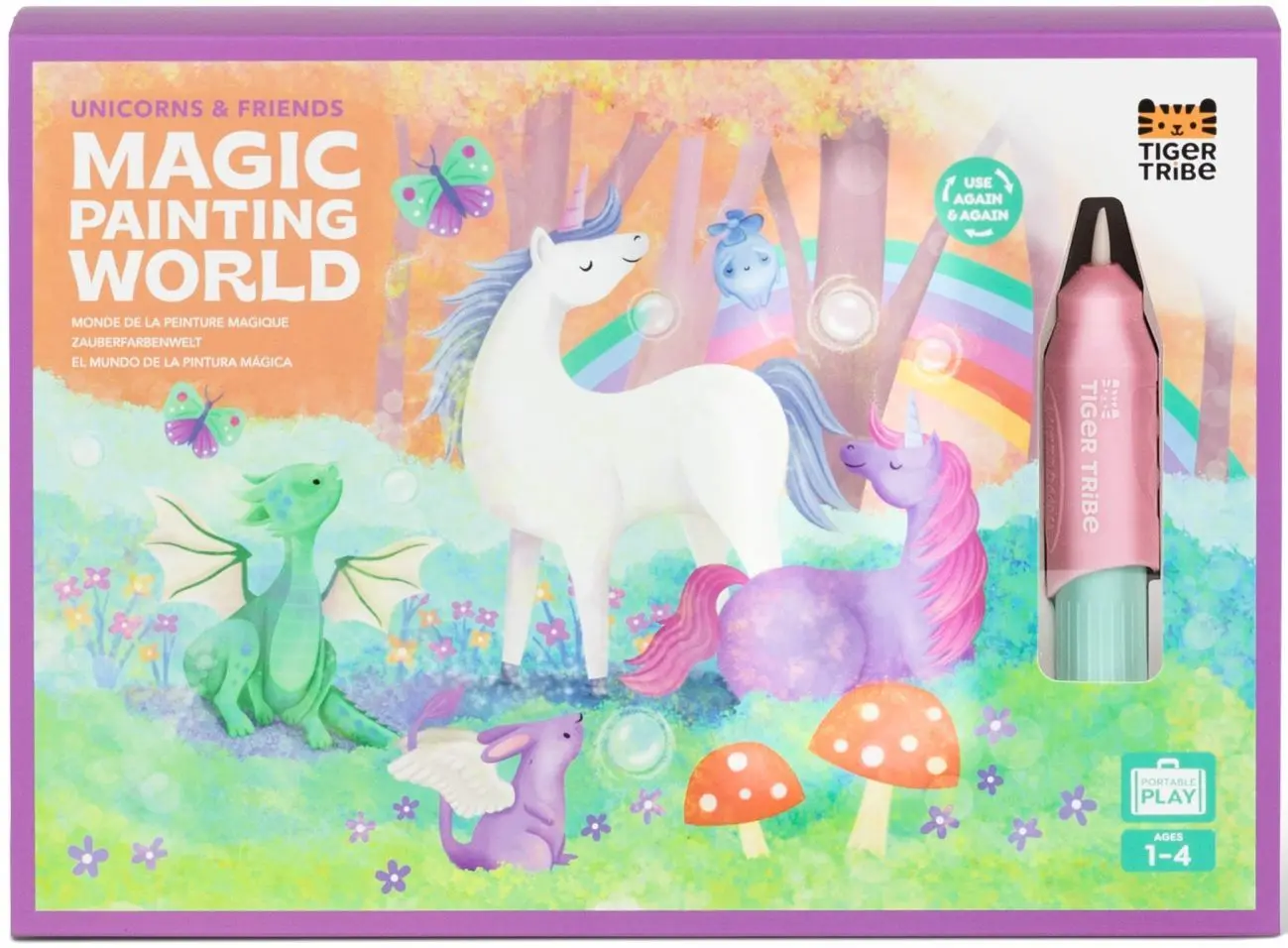 Magické omalovánky Tiger Tribe Magic Painting World - Unicorns & Friends uni