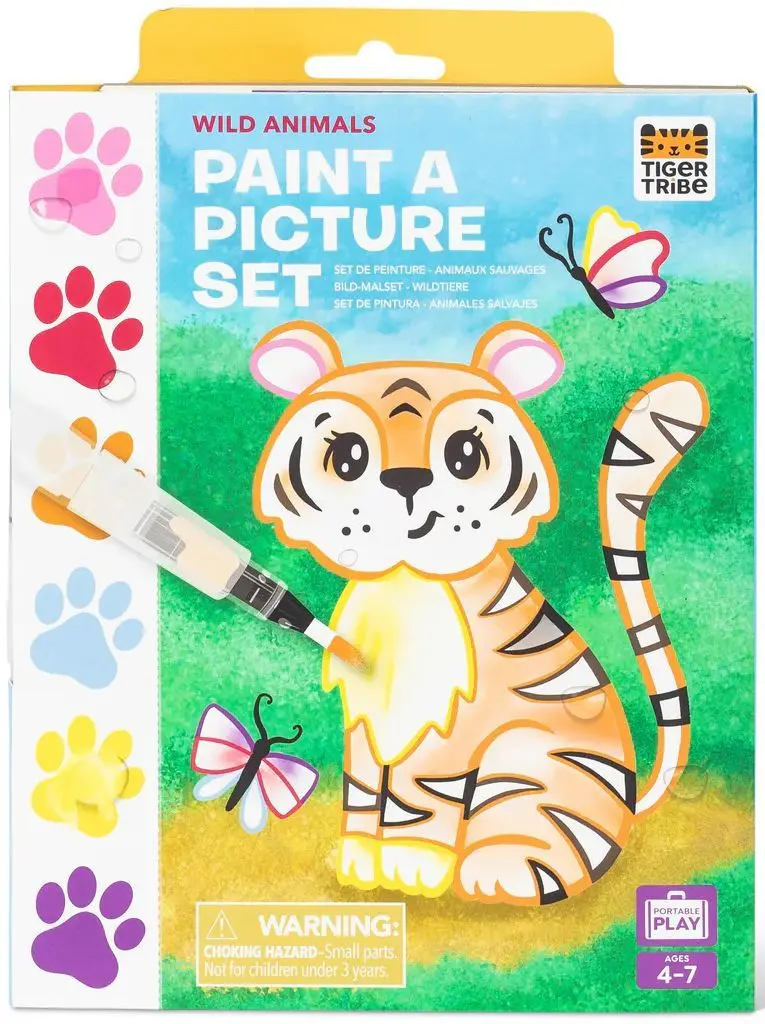 Kreativní sada Tiger Tribe Paint A Picture Set - Wild Animals uni